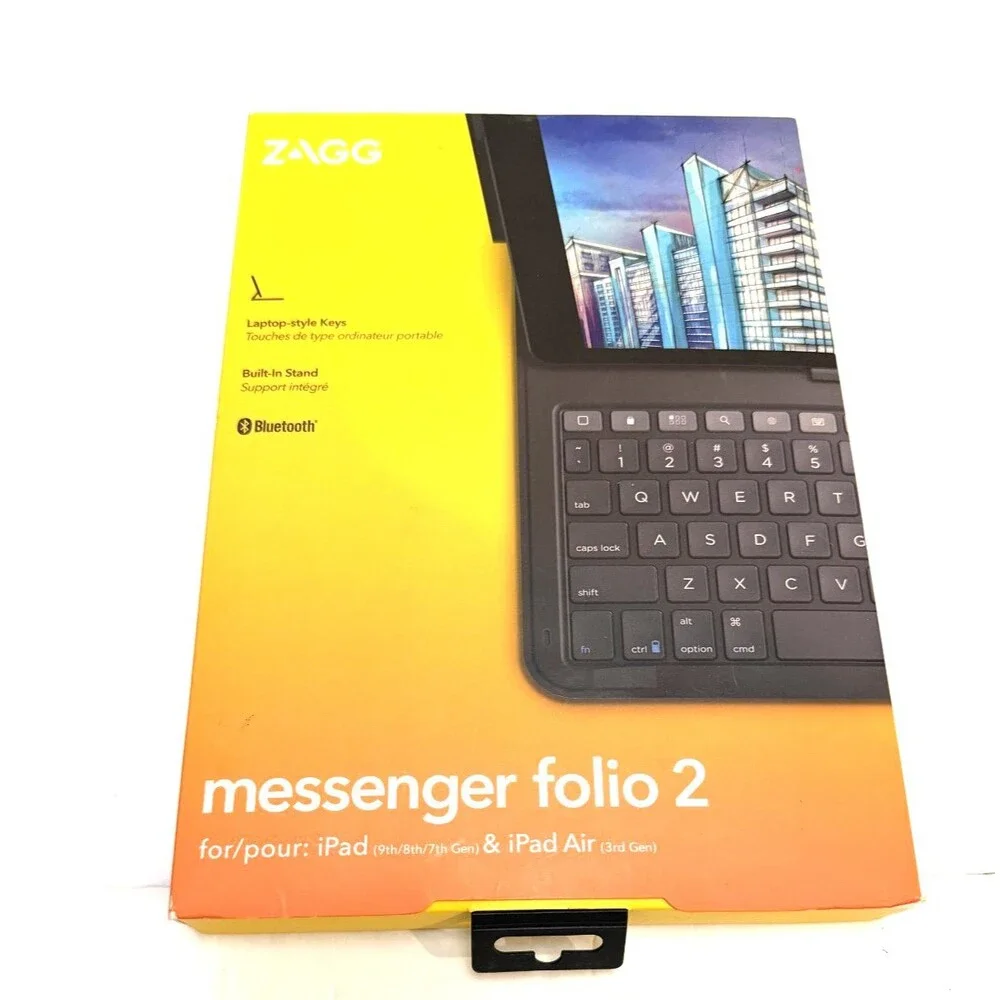 ZAGG Messenger Folio 2 Keyboard Folio/Case - Black
